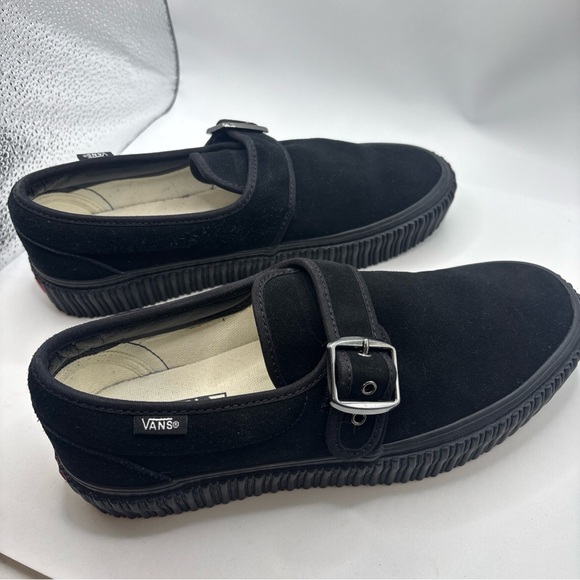 VansStyle 47 Creeper Black Suede Leather Maryjane Sneakers SZ W 9 Goth Grunge - Picture 5 of 9